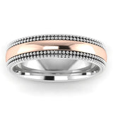 Men's Pattern Band Wedding Ring  WP41 HEERA DIAMONDS