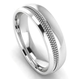 Men's Pattern Band Wedding Ring   WP42 HEERA DIAMONDS