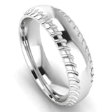 Men's Pattern Band Wedding Ring WP43 HEERA DIAMONDS