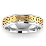 Men's Pattern Band Wedding Ring  WP46 HEERA DIAMONDS