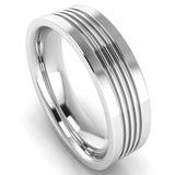 Men's Pattern Band Wedding Ring WP51 HEERA DIAMONDS