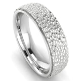 Men's Pattern Band Wedding Ring WP52 HEERA DIAMONDS