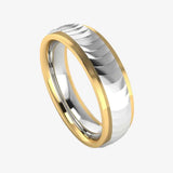 Men's Pattern Band Wedding Ring  WP58 HEERA DIAMONDS