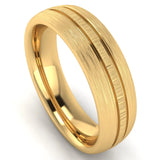 Men's Pattern Band Wedding Ring WP66 HEERA DIAMONDS