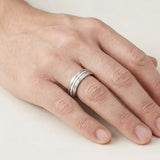 Men's Pattern Wedding Ring WP66