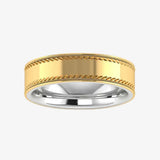 Men's Pattern Band Wedding Ring WP68 HEERA DIAMONDS