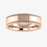 Men's Pattern Band Wedding Ring WP68 HEERA DIAMONDS
