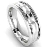 Men's Pattern Band Wedding Ring WP70 HEERA DIAMONDS