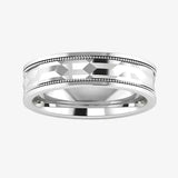 Men's Pattern Band Wedding Ring WP70 HEERA DIAMONDS