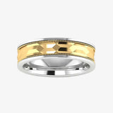 Men's Pattern Band Wedding Ring WP70 HEERA DIAMONDS