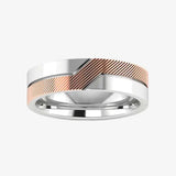 Men's Pattern Band Wedding Ring WP73 HEERA DIAMONDS