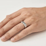 Men's Pattern Band Wedding Ring WP73 HEERA DIAMONDS