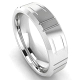 Men's Pattern Band Wedding Ring WP74 HEERA DIAMONDS