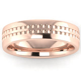 Men's Pattern Band Wedding Ring WP76 HEERA DIAMONDS