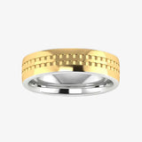 Men's Pattern Band Wedding Ring WP76 HEERA DIAMONDS