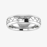 Men's Pattern Band Wedding Ring WP77 HEERA DIAMONDS