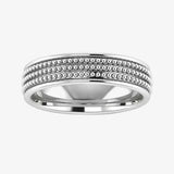 Men's Pattern Wedding Ring  WP33 HEERA DIAMONDS