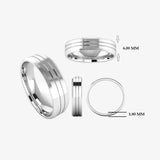 Men's Pattern Wedding Ring WP34 HEERA DIAMONDS