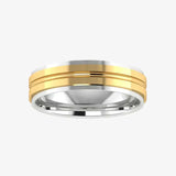Men's Pattern Wedding Ring  WP40 HEERA DIAMONDS