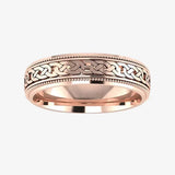 Men's Pattern Wedding Ring  WP45 HEERA DIAMONDS