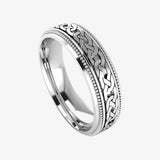 Men's Pattern Wedding Ring  WP45 HEERA DIAMONDS
