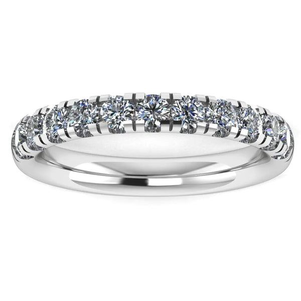 Micro Set Diamond Eternity Band Wedding Ring - HEERA DIAMONDS