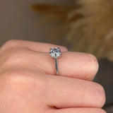 "Mirabel" Round Brilliant Solitaire Diamond Engagement Ring SSRB42 - HEERA DIAMONDS