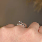 "Mirabel" Round Brilliant Solitaire Diamond Engagement Ring SSRB42 - HEERA DIAMONDS