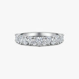 "Mirage" 1.5 Carat 18K Yellow Gold Half Eternity Ring