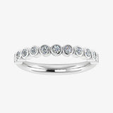 "Mirenza" 0.33 Carat Diamond Half Eternity Ring ET101