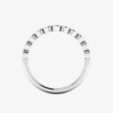 "Mirenza" 0.33 Carat Diamond Half Eternity Ring ET101