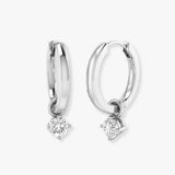 "Misha" 0.34 CT Diamond Drop & Trilogy Earrings