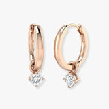"Misha" 0.34 CT Diamond Drop & Trilogy Earrings