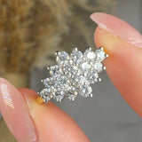 "Monelia" 0.80 Carat Round Cut Natural Diamond Engagement Ring MDR4447