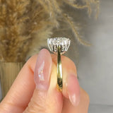 "Monelia" 0.80 Carat Round Cut Natural Diamond Engagement Ring MDR4447