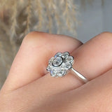 "Monviera" 0.70 Carat Round Cut Natural Diamond Engagement Ring MDR4460