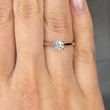 "Morielle" 0.55 Carat Round Cut Natural Diamond Solitaire Engagement Ring MDC955