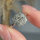 "Morvyn" 0.8 Carat Asscher Cut Natural Diamond Engagement Ring HR1934 HEERA DIAMONDS