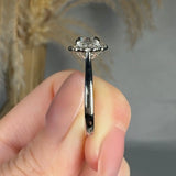 "Morvyn" 0.8 Carat Asscher Cut Natural Diamond Engagement Ring HR1934 HEERA DIAMONDS