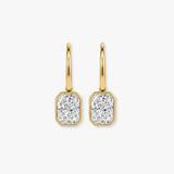 "Myra" 1 CT Diamond Hoop Earrings
