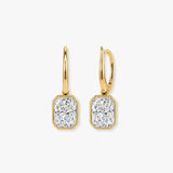 "Myra" 1 CT Diamond Hoop Earrings