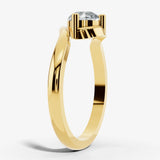 "Mystic" Solitaire 2 Carat Pear Shape 18 KT Yellow Gold Engagement Ring SSPS04 HEERA DIAMONDS