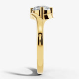 "Mystic" Solitaire 2 Carat Pear Shape 18 KT Yellow Gold Engagement Ring SSPS04 HEERA DIAMONDS