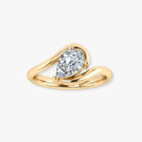 "Mystic" Solitaire 2 Carat Pear Shape Engagement Ring SSPS04