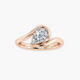 "Mystic" Solitaire 2 Carat Pear Shape Engagement Ring SSPS04