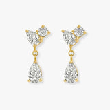 "Nemi" Drop Diamond Earrings