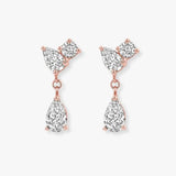 "Nemi" Drop Diamond Earrings