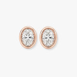 "Nora" 2 CT Solitaire Diamond Earrings HEERA DIAMONDS