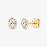"Nora" 2 CT Solitaire Diamond Earrings HEERA DIAMONDS