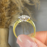 "Novessia" 1.14 Carat  Round Cut Natural Diamond Engagement Ring MDR3435